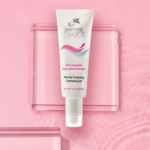 Zermat, Face Cleanser Gel, Skin, Micellar Foaming, Deep Cleansing and Hydration, 4.23 Oz.