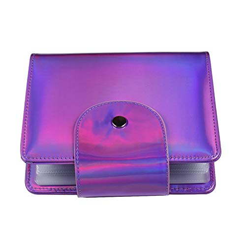 FingerAngel 20 Slots Image Stamper Plate Collection Nail Art Stamp Plate Stamping Plates Cases Stamp Nail Template Organzier For Large Size 9.5X14.5CM Nail Art Plates (Purple)