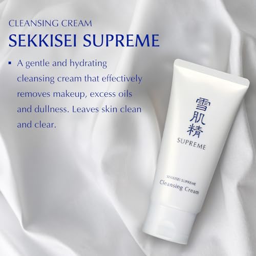 SEKKISEI Supreme Cleansing Cream, Gentle Hydrating Facial Cleanser, 5 Ounce