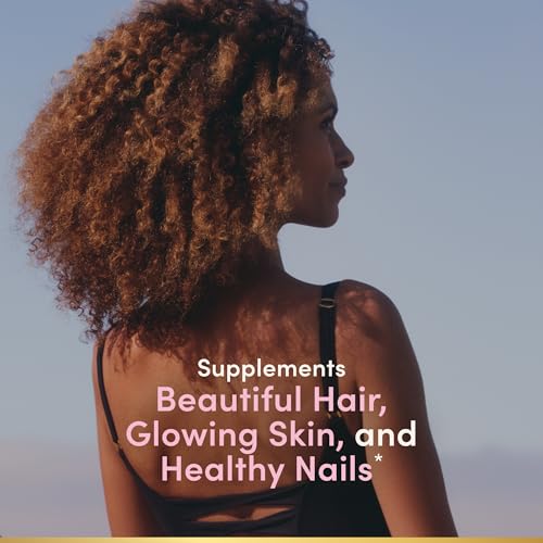 Nature's Bounty Optimal Solutions Advanced Hair, Skin, Nails, 2X Biotin, 80 Strawberry Gummies, 40 Total Servings