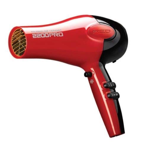 Kiss Red Dryer 1875 Watt W/3 Attachments (Tourm Ceramic)