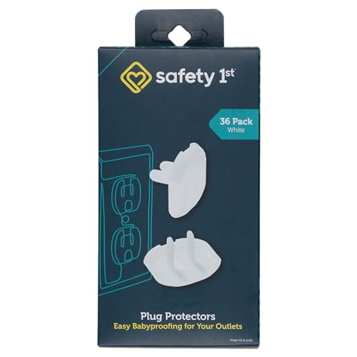 Safety 1st Electrical Outlet Baby Proof Covers, Secure Outlet Plugs, Baby Proofing, 36 Count