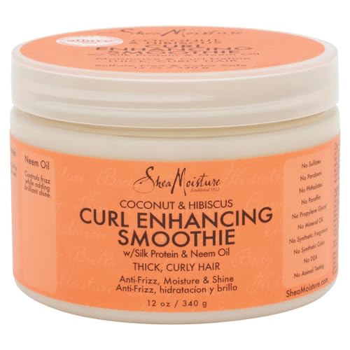 Shea Moisture Coconut Hibiscus Curl Enhancing Smoothie, multi, 12 Ounce (290223 )