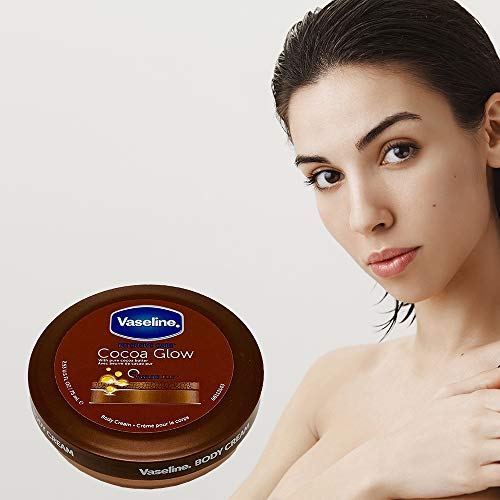 Vaseline Intensive Care Glow Body Cream - Cocoa for Unisex - 2.53 oz Body Cream