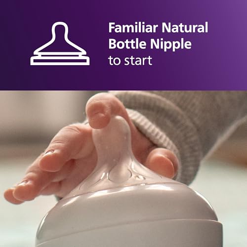 Philips Avent Natural Trainer Cup with Extra Fast Flow Natural Response Nipple (Flow 5) and Soft Spout, 5oz, SCF263/01