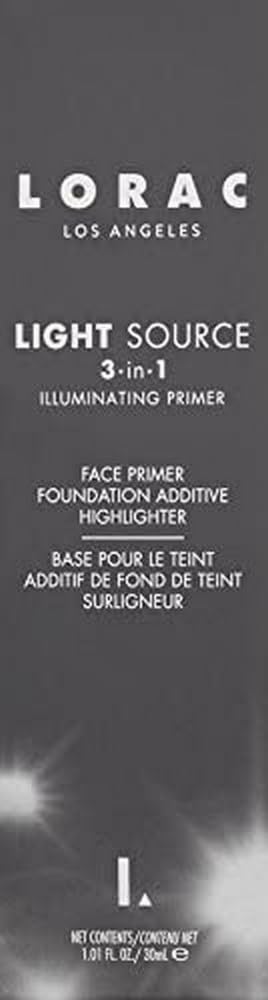 LORAC Light Source Illimunating 3 in 1 Primer, Dusk, 1.01 fl. oz.