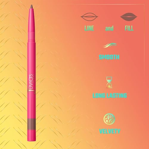 Juvia's Place Coffee Shop Luxe Lip Liner: Espresso - Colorstay Matte Finish Lip Pencil, Makeup for Natural Long Lasting Beauty and Sensational Wear, Lip Stain Kiss Proof Cometics