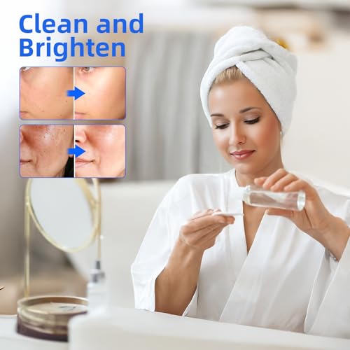 Glycolic Acid Pads, 10% Ultra Pure Glycolic Acid & 2% Salicylic Acid, Exfoliating Peel Pads for Face, Effective Chemical Peel, Keeps Skin Smooth and Prevents Wrinkles and Lines - 60 Pads