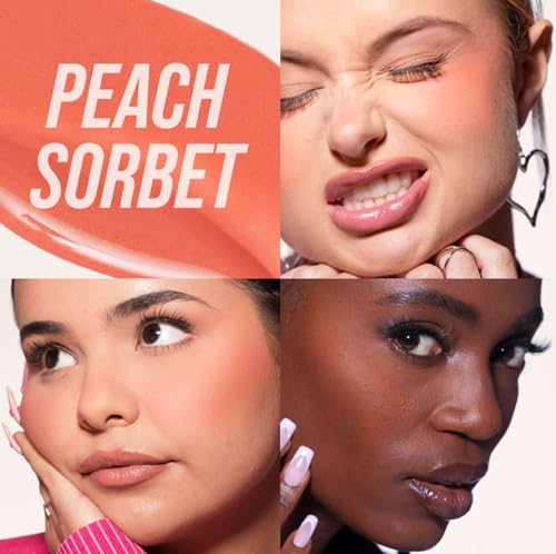 Huda Blush Filter Liquid Blush - Peach Sorbet (Peachy Tangerine) - 0.15 fl oz / 4.5 mL