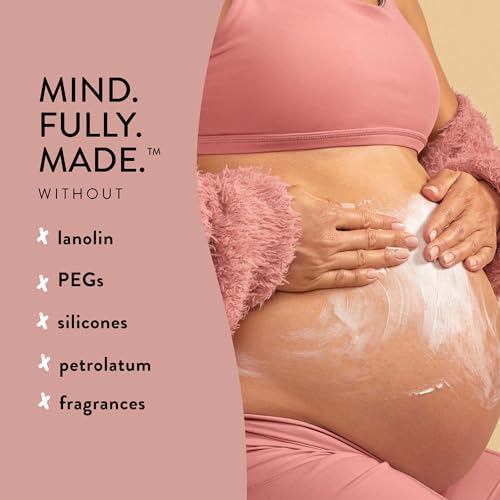 The Honest Company Honest Mama Rock The Bump Body Butter | Moisturizing Stretch Mark Cream | Shea Butter, Avocado Oil, Vitamin E | 4 oz