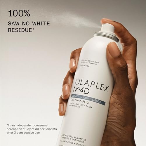 Olaplex No. 4D Clean Weightless Volume Dry Shampoo, Detoxifies Scalp, Neutralizes Odor, Leaves Hair Feeling Clean, For All Hair Types, 1.69 oz