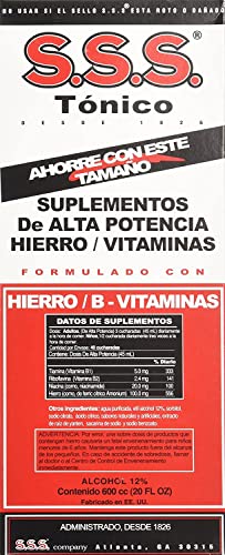 S.S.S. Tonic Liquid, 20 Fl Oz (Pack of 2)