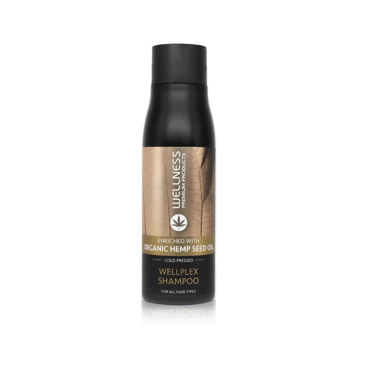 Wellness Premium Wellplex Hemp Infused Repair Shampoo | Restorative Formula for Damaged & Color-Treated Hair | Hydrates & Strengthens with Organic Hemp Seed Oil & Hyaluronic Acid | Vegan 500ml