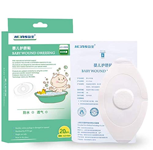 Topwon Baby Navel Sticker Waterproof Swimming and Bathing Umbilical Cord Patch 20 Pieces