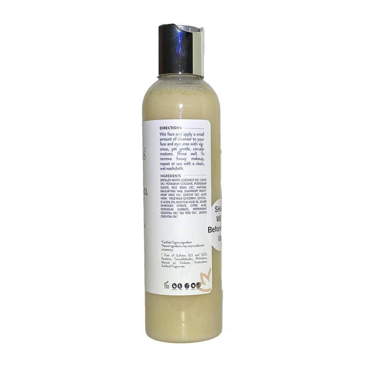 Organic Glycolic Acid Face & Body Wash | Facial Cleanser | Anti Aging + Acne Face Wash | Exfoliates & Rejuvenates