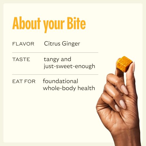 GEM Daily Multivitamin for Women & Men, Supports Gut, Skin, Brain, Bone, & Immunity, 20+ Vitamins & Minerals Like zinc, Vitamin D, B, K, Folic Acid, Turmeric, Curcumin (Citrus Ginger, 7 Servings)