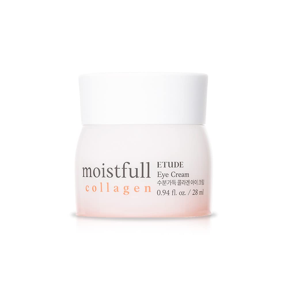 ETUDE Moistfull Collagen Eye Cream 28ml(0.94 fl.oz) (21AD) | Skin Care Facial Moisturizing Night Eye Cream | Hydrating Collagen Eye Cream | Korean Skin Care, Kbeauty, Perfect for Gift