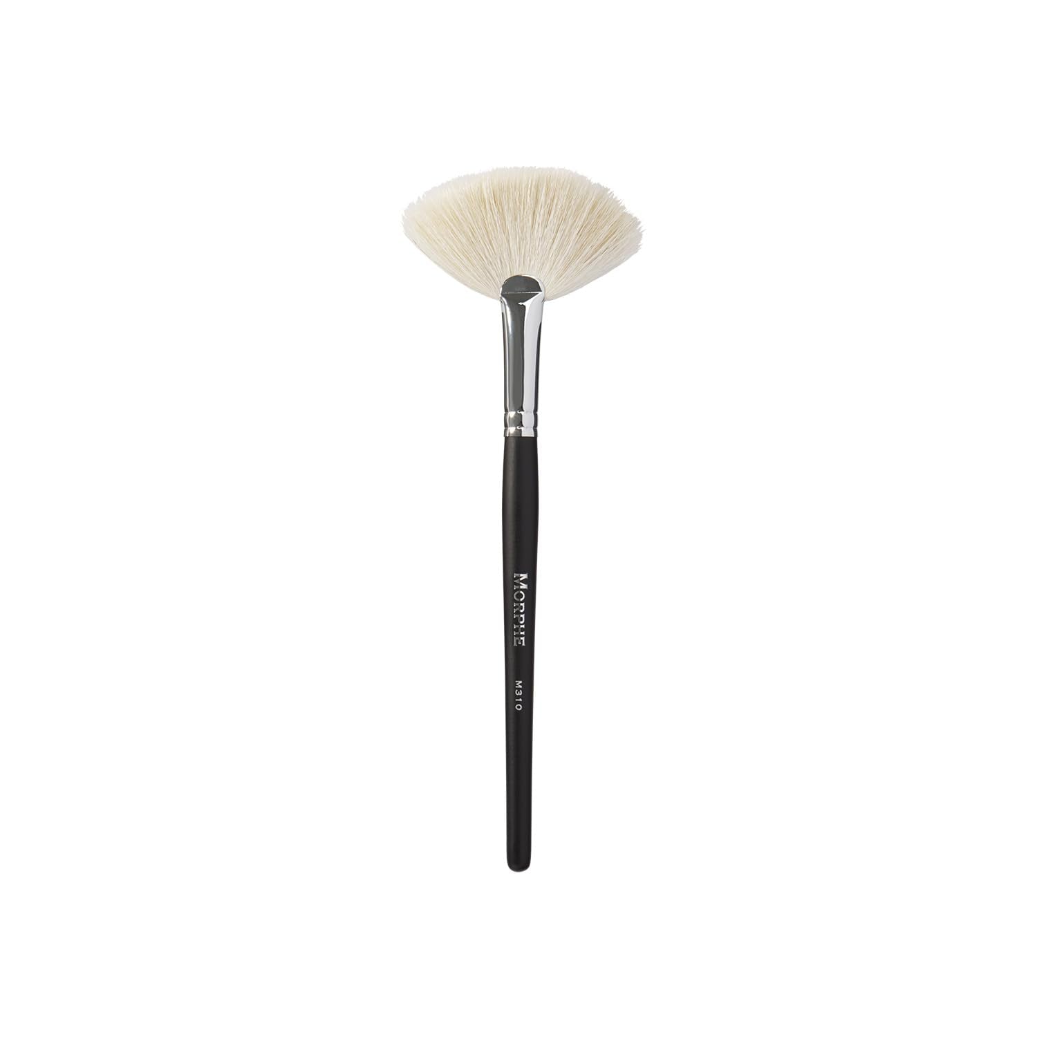 Morphe M310 Large Soft Fan Highlighter Brush - Extra-Wide Makeup Brush with Natural Bristles for Highlighting & Powder Application (1 Count)
