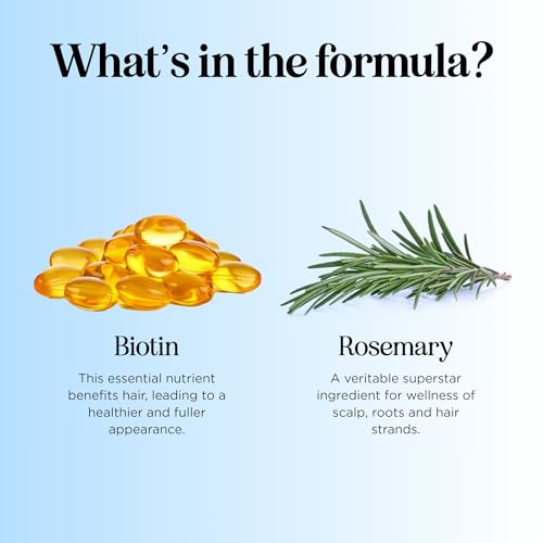 Rosemary and Biotin Shampoo for Thinning Hair - Vegan Volumizing Shampoo for Fine Hair with Argan and Tea Tree Oil - Paraben Silicone and Sulfate Free Shampoo for Dry Damaged Weak and Thin Hair Care