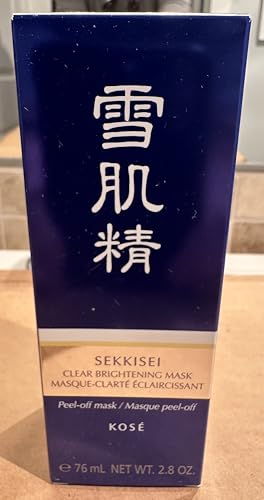 SEKKISEI Clear Mask, Peel-Off Facial Mask, 2.8 Ounce