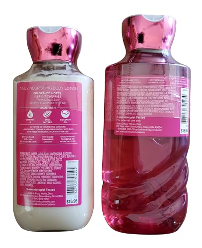Bath & Body Works Perfect in Pink Body Lotion and Body Gel Wash 2 Piece Set