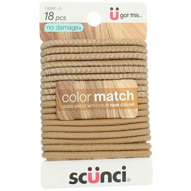 Scunci Beautiful Blends Hair Ties ~3 Pack