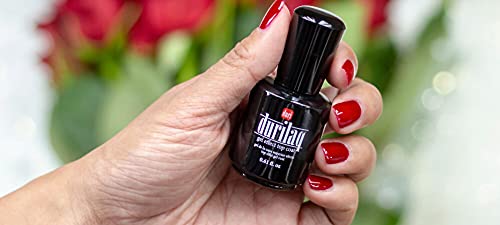 duri Nail Polish, Durilaq Gel Effect Top Coat, Glossy, Fast Drying and Long Lasting Gel Like Look, .61 fl.oz. 18 ml.