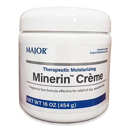 Therapeutic Moisturizing Minerin Creme 16oz for Dry, Sensitive Skin (Pack of 4)