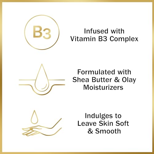 Olay Moisture Outlast Ultra Moisture Shea Butter Beauty Bar with Vitamin B3 Complex, 3.75 oz, (Pack of 6)