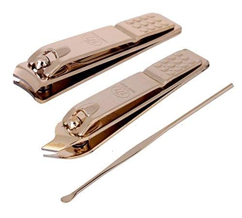 Three Seven (777) Travel Manicure Grooming Kit Nail Clipper Set (3 PCs, 78RG), MADE IN KOREA, SINCE 1975.