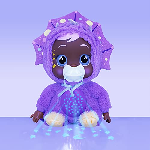 Cry Babies Goodnight Starry Sky Phoebe - 12 Sleepytime Baby Doll | Plays 5 Lullabies and Night Light Starry Sky Projection