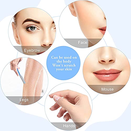 Women Facial Razor for Hair Removal - Dermaplaning Tool Peach Fuzz Trimmer, Fine Hair Remover Eyebrow Razors and Dermaplane Face Shavers Women's Exfoliating for Sensitive Skin Essential Travel