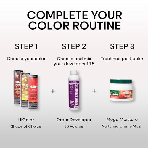 L'Oréal Technique HiColor Browns & Blondes Permanent Hair Color | Lifts Dark Hair in One Step | No Brassiness | Rich, Smooth Creme Formula | Intense, Long-Lasting Color | Sandstone Blonde