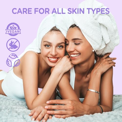 puresoak bath Lavender Body Butter, Natural Body Butter for Men Women Smell Good, Lavender Scented Shea Butter Body Cream, Body Moisturizer for Dry Skin 6.8 floz