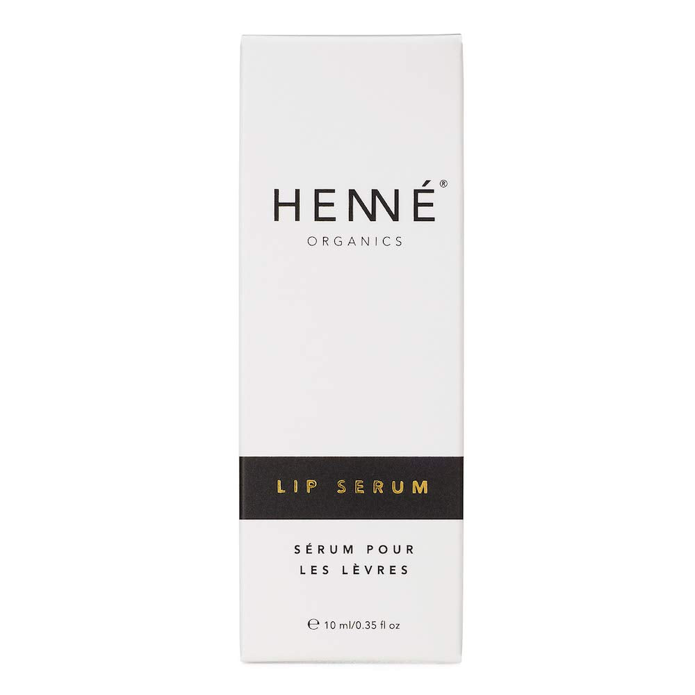 HennÃƒ© Organics Lip Serum - Natural Antioxidant Oil Treatment for Smooth and Firm Lips