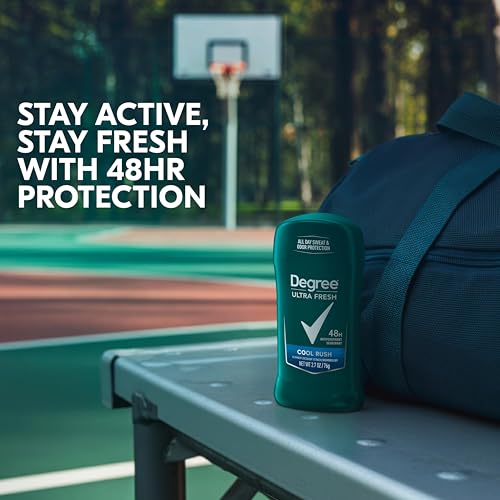 Degree Men Ultra Fresh Antiperspirant Deodorant Stick for Men 4 Pack Cool Rush 2.7 oz