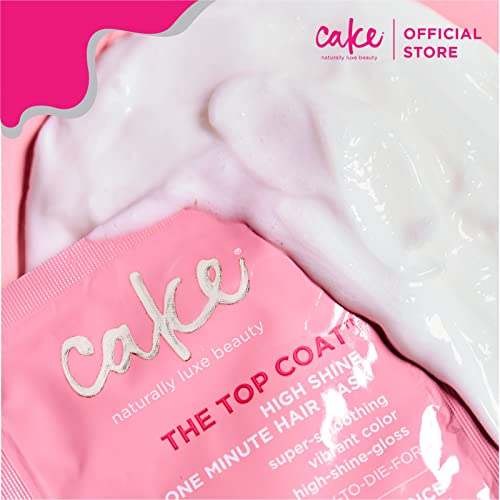 Cake Beauty The Top Coat One Minute High Shine Hair Mask, 1.76 Ounce