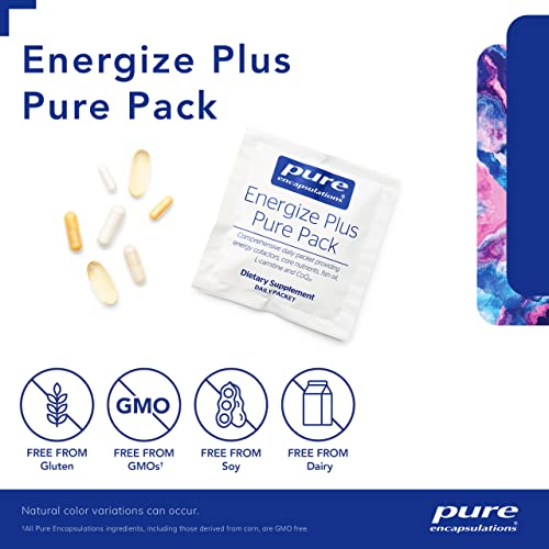 Pure Encapsulations Energize Plus Pure Pack | Supplement to Support Energy Production and Nutrient Metabolism* | 30 Packets