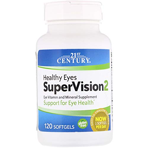 21st Century Healthy Eyes SuperVision2 Softgels, 120 Count (Pack of 2)