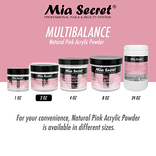 Mia Secret Multibalance Natural Pink Acrylic Powder 2 Oz