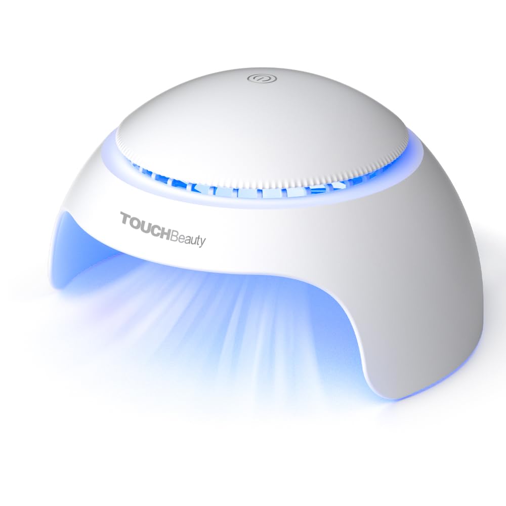 Nail Dryer for Kids Teens Beginners: Safe Nail Dryer for Regular Polish with Fan & Light Battery Powered - Non-Hands Tanned Version