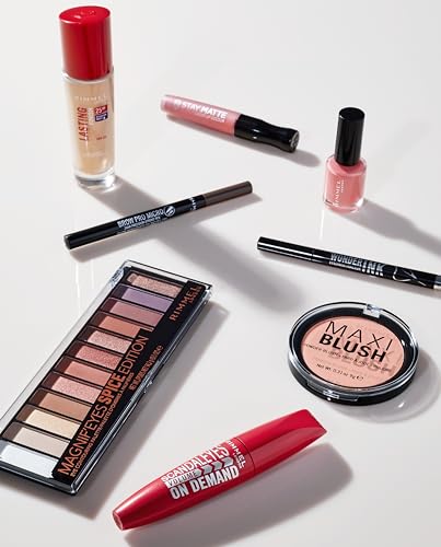 Rimmel London Stay Matte Liquid Lip Color with Full Coverage Kiss-Proof Waterproof Matte Lipstick Formula that Lasts 12 Hours - 830 Blue Iris, .21oz