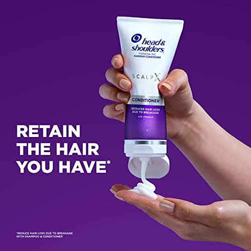 Head & Shoulders Scalp X Anti Dandruff Conditioner for Women, 5 Fl Oz Hair Treatment Reduces Hair Loss Due to Breakage and Provides Itchy Scalp Relief