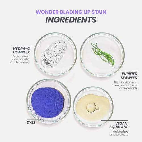 Wonderskin Wonder Blading Lip Stain Peel Off Masque - Long Lasting, Waterproof and Transfer Proof Nude Lip Tint, Matte Finish Peel Off Lip Stain (Whimsical Masque)