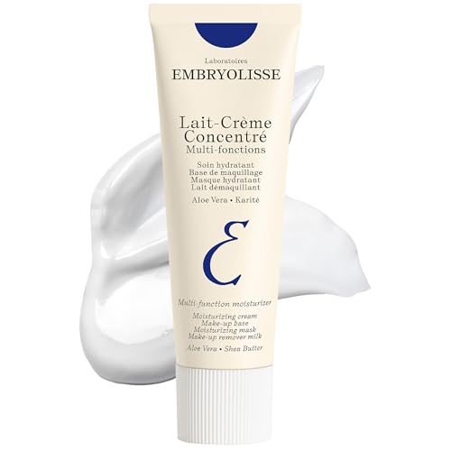 Embryolisse Lait-Crème Concentré, Multifunction Daily Moisturizer, Primer, and Makeup Remover, Suitable for All Skin Types. French Face Cream With Shea Butter & Aloe Vera, 1.01 Fl Oz