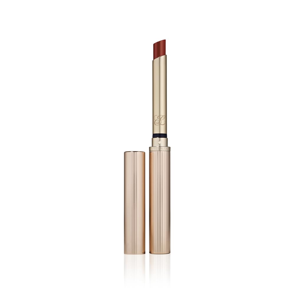 Estée Lauder Pure Color Explicit Long-Lasting Slick Shine Slim Lipstick for Women | Plumping & Hydrating, 222 Heat of the Moment