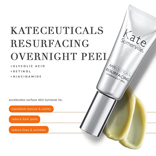 Kate Somerville KateCeuticals Resurfacing Overnight Peel | Clinic-Grade Face Peel | Powerful Anti-Aging Treatment | 1 Fl Oz