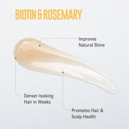 Biotin & Rosemary Shampoo for Hair Growth: Hair Loss Shampoo for Thinning Hair for Women and Men - Hair thickening Shampoo Infused with Natural Nutrient Rich Ingredients Sulfate Free 10 fl oz