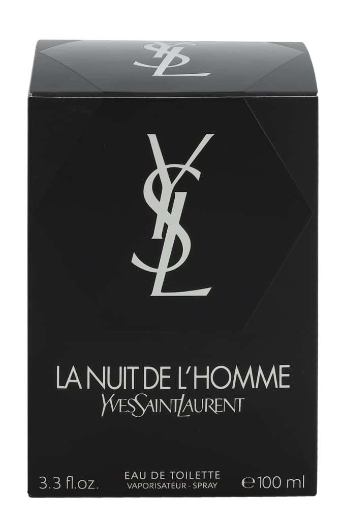 Yves Saint Laurent La Nuit De L'homme Cologne for Men, 3.4 Fluid Ounce