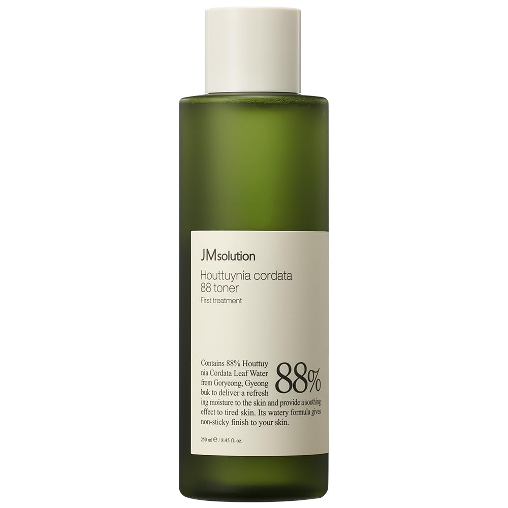 JMsolution Heartleaf 88 Toner - 88% Heart Leaf Water, Hydration and Soothing, Pore Care, Non-Sticky, Multi-Layer Absorption